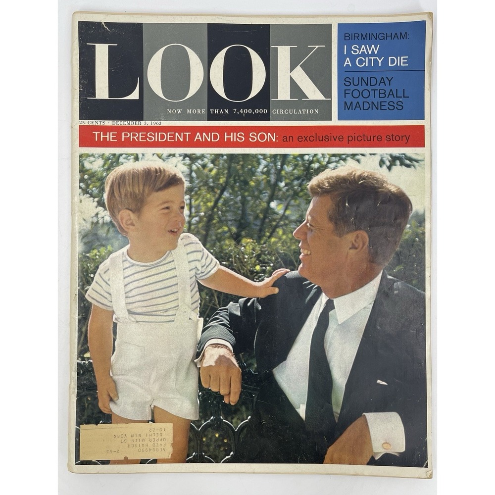 Look Magazine Dec. 3,‎ 1963 John F. Kennedy JFK and His Son John John